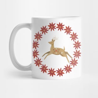 Retro Reindeer Ornament Mug
